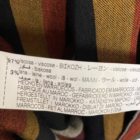 NWT ZARA LONG STRIPED DRESS WITH BUTTONS (L) - Picture 11 of 11